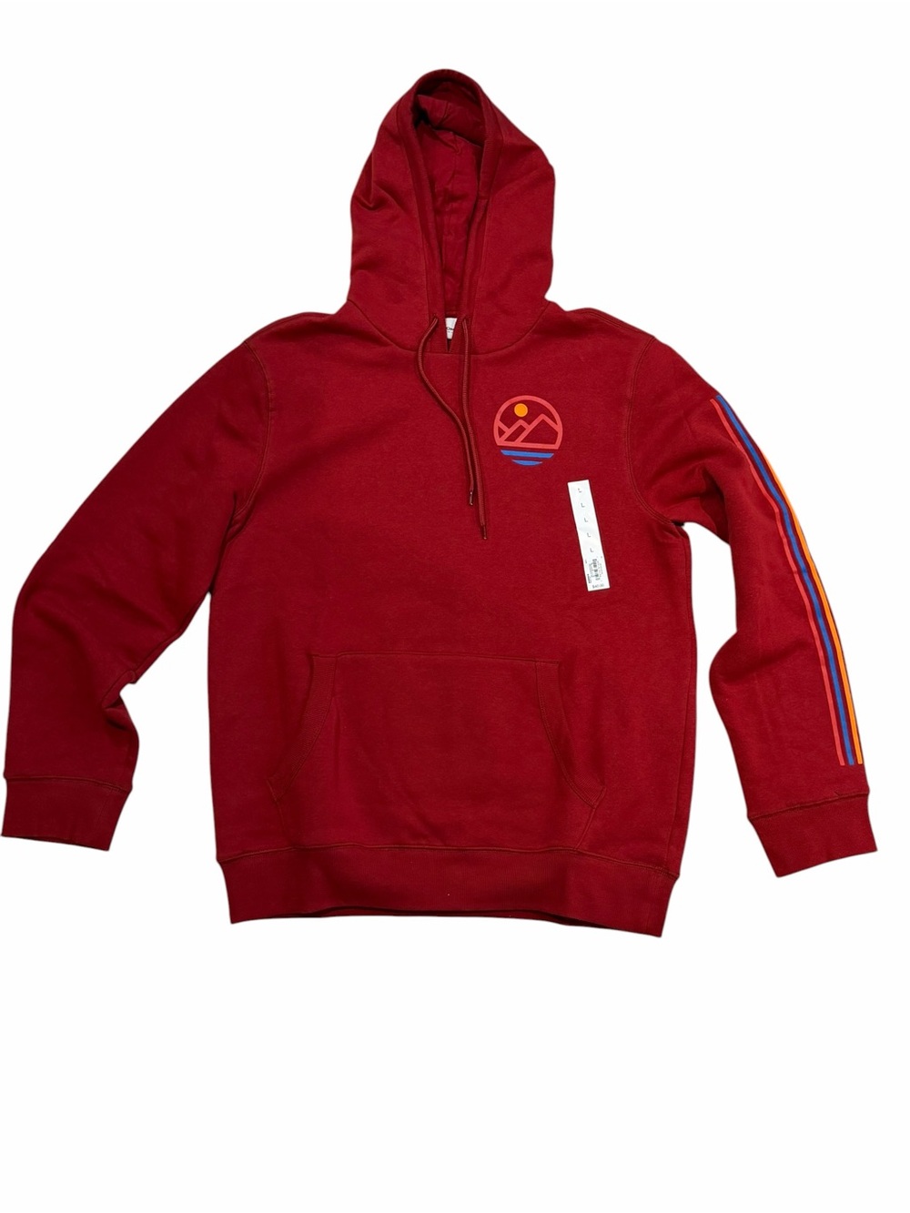 SONOMA Mountain Air Colorful Hoodie Sweatshirt UNISEX Size Large